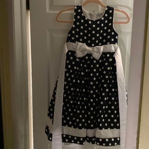 Girls dress size 8 Navy Blue